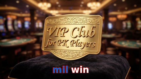 Main screen of Mil Win vip page for PK players